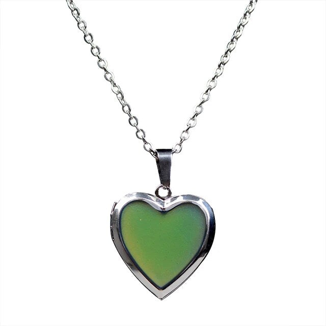 Mood Sensitive Colour Changing Photo Locket kavach - Free Chain