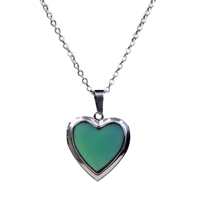 Mood Sensitive Colour Changing Photo Locket kavach - Free Chain