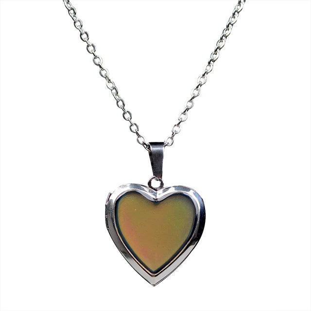 Mood Sensitive Colour Changing Photo Locket kavach - Free Chain