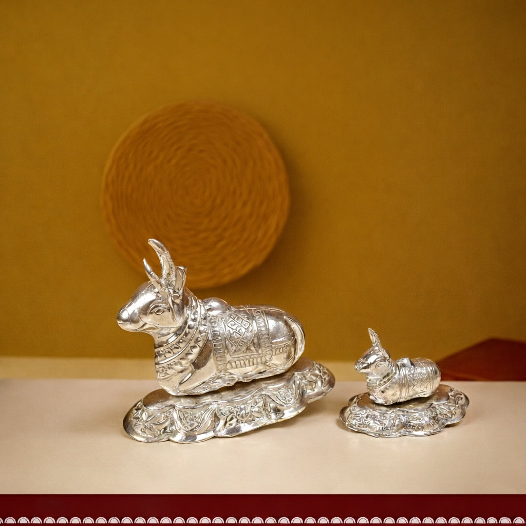 Chandi Nandi Ji (99% Pure Malaysian Silver | Energised)