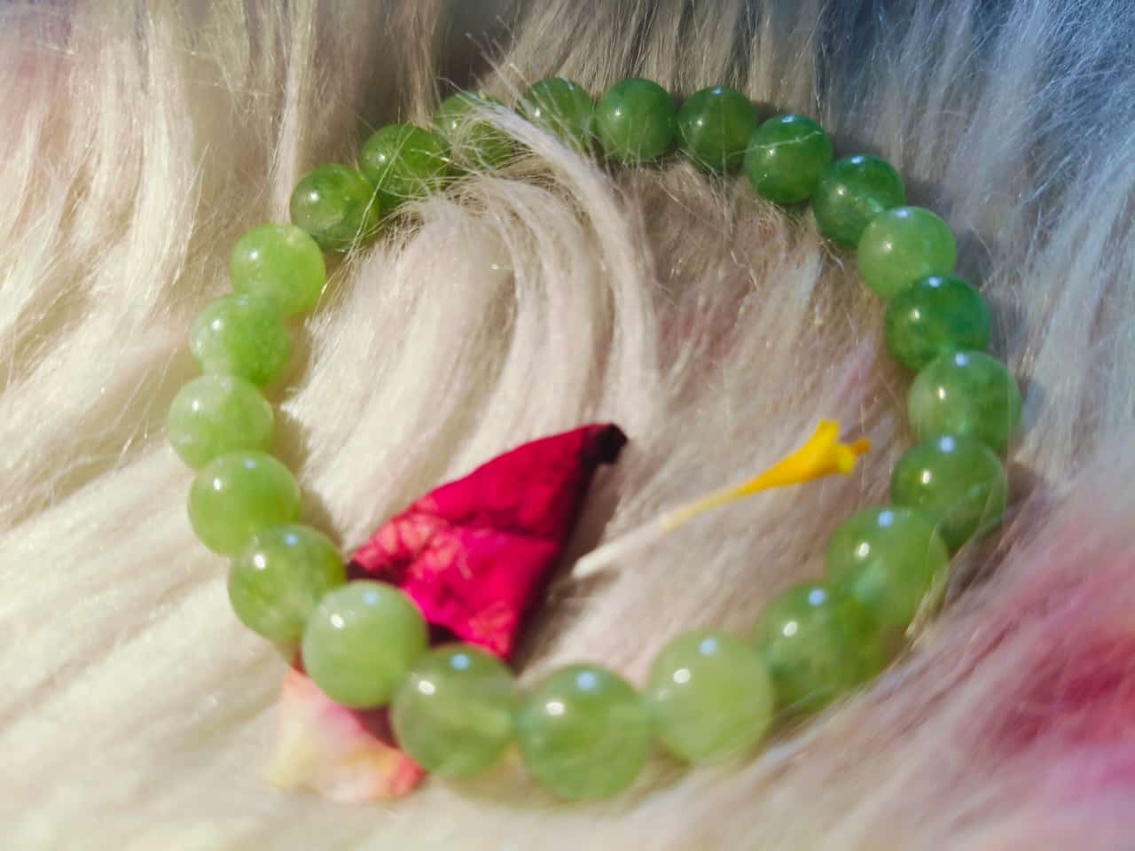 Green Grape Angoori Crystal Mani Bracelet– Russian Origin