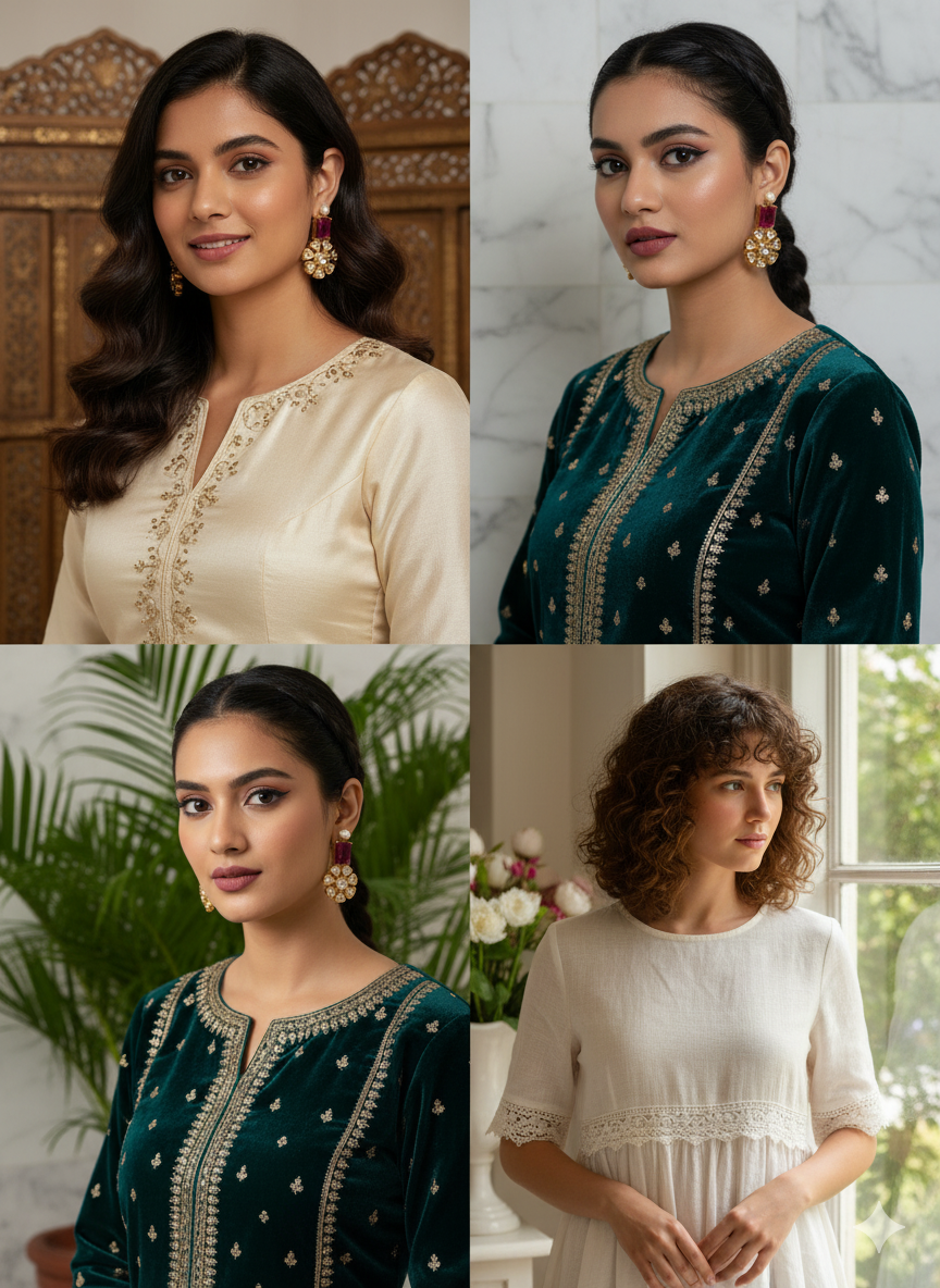 Real Ruby & Pearl Abhimantrit Earrings – Dhanteras Special