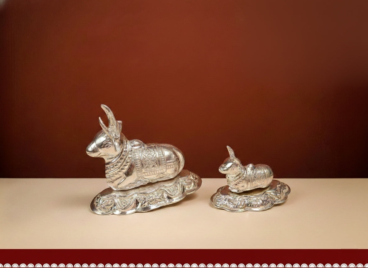 Chandi Nandi Ji (99% Pure Malaysian Silver | Energised)