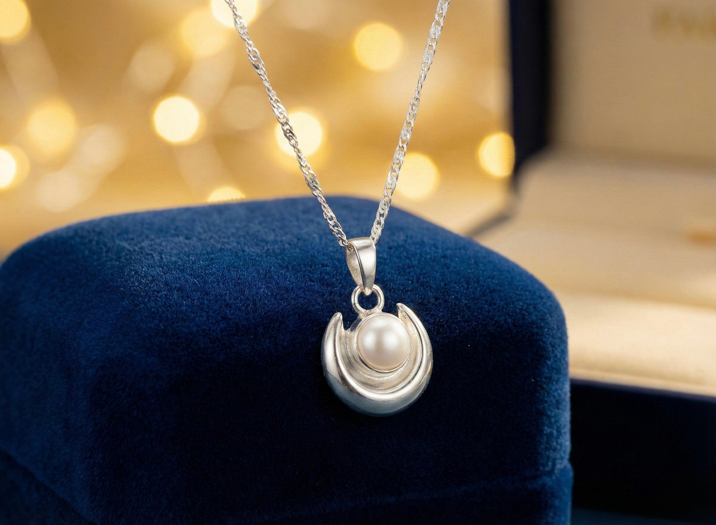 Chand moti locket (Abhimantrit/Siddh) Ardh Chandrama Kavach – Sawan Special Abhimantrit Locket