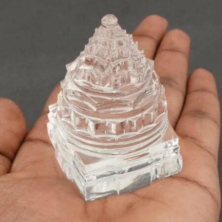 Sphatic Shree Yantra / स्फटिक श्रीयंत्र