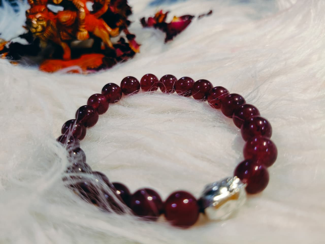 Maa Durga’s Divine Weapon – Rakt Mani Manikya Kavach Bracelet