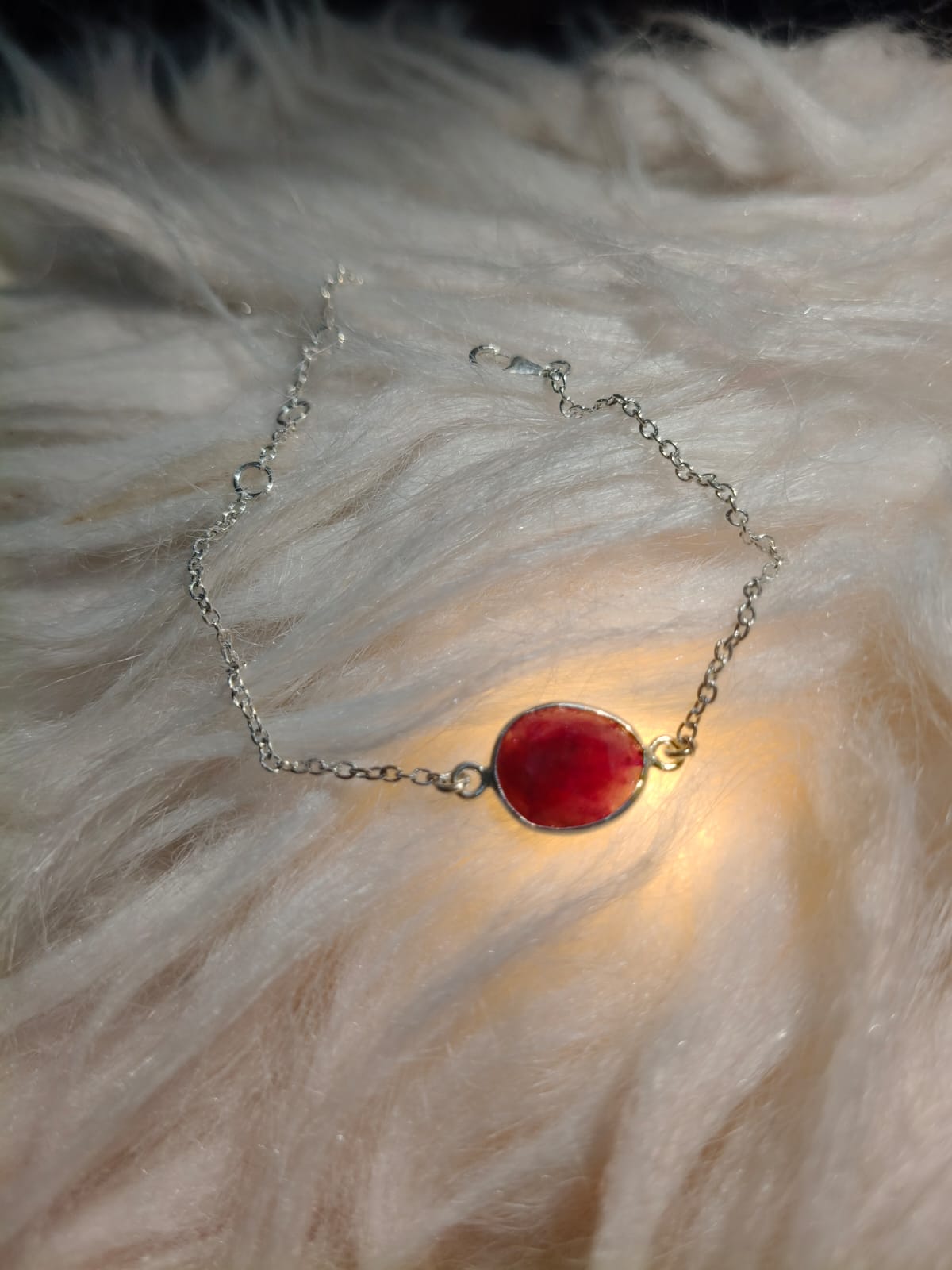 Sawan Special – Pure Emerald / Moonstone Gemstone Chain Bracelet Kavach