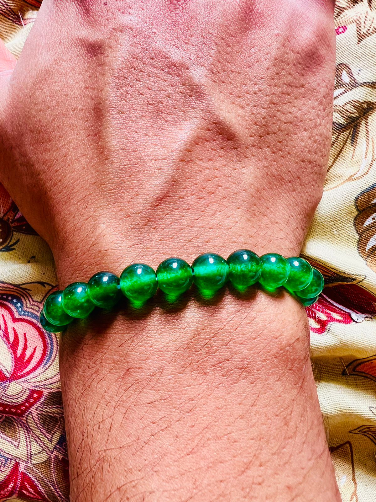 Abhimantrit Green Aventurine Bracelet – Stone of Opportunity & Luck