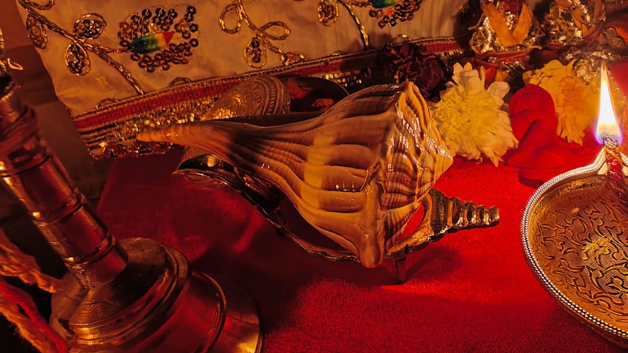 Abhimantrit Shankh for Laddu Gopal Abhishek